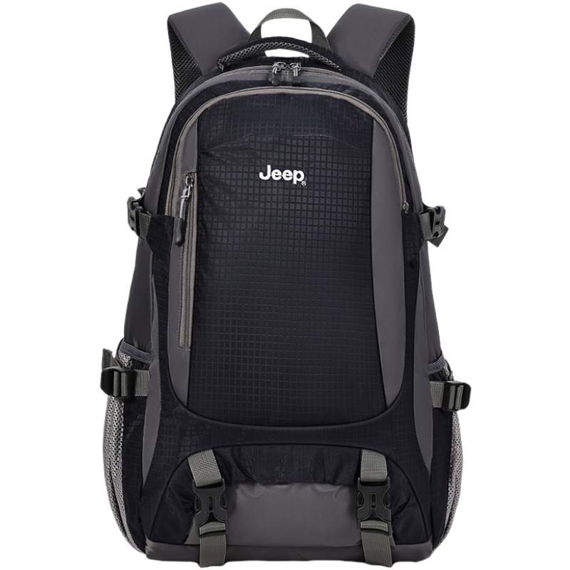 Jeep Nylon Fabric Bag Men's Black
