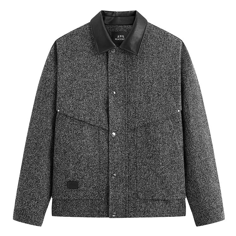 PEACEBIRD MEN Fashion Chanel Inspired Casual Jacket Men's
