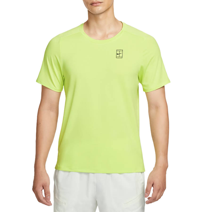 Nike Nike Tennis Tops Men's Green Crew Neck Moderate
