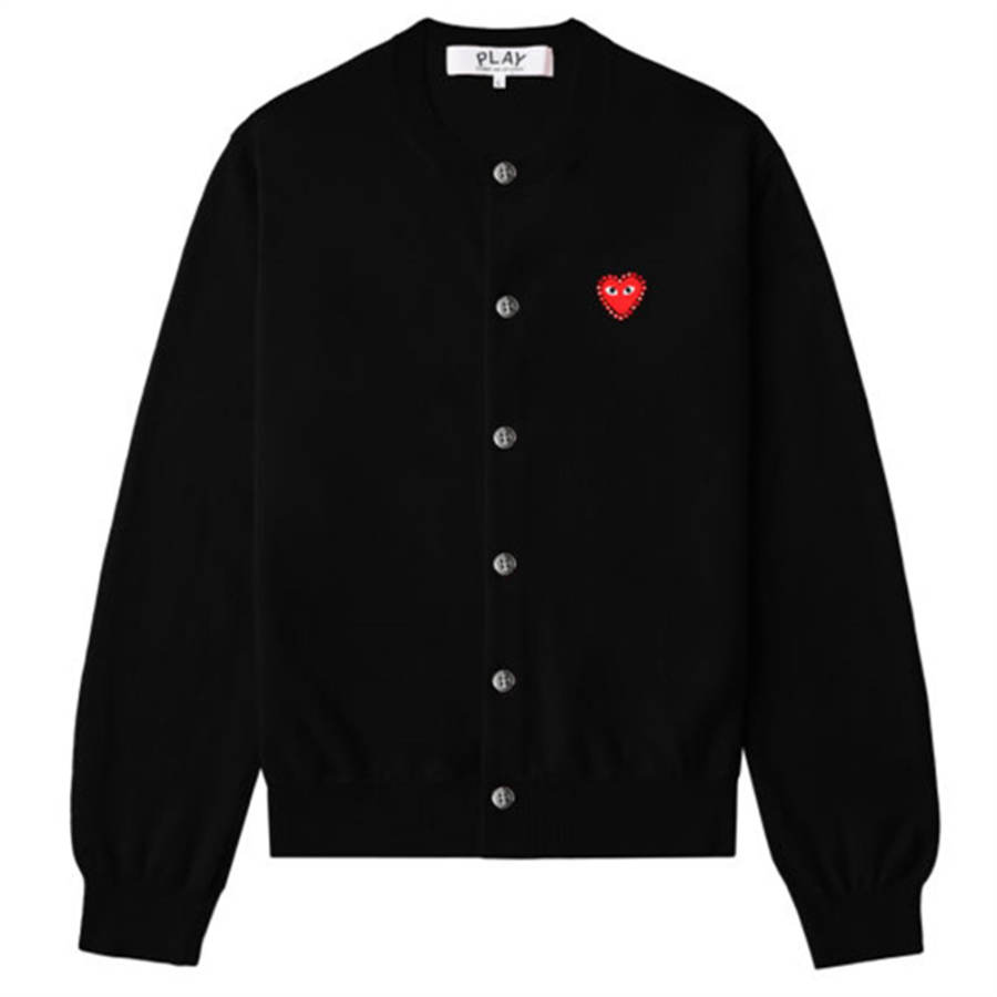 CDG Play Knitwear Unisex Crew Neck Moderate