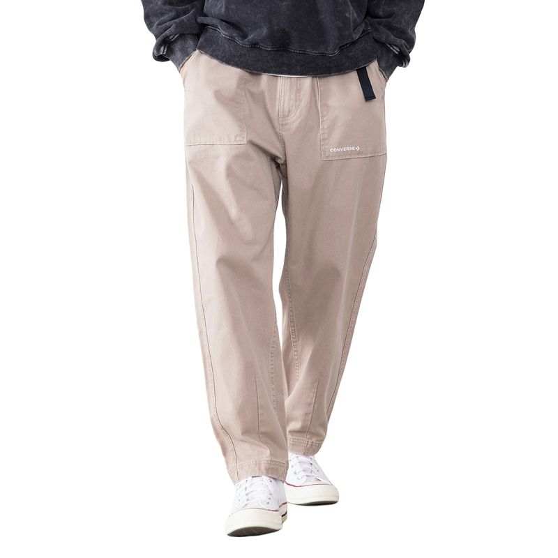 Converse Casual Pants Men's Khaki Moderate Tapered Pants