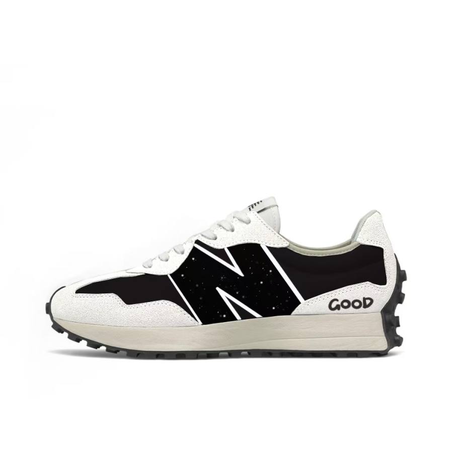New Balance New Balance NB 327 Breathable Low top Running Shoes Unisex Black White