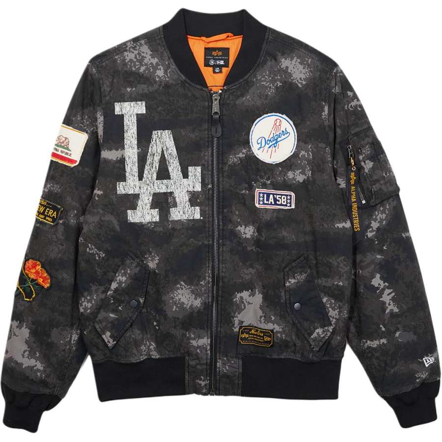 New Era x Alpha Industries FW25 Baseball Jacket Unisex