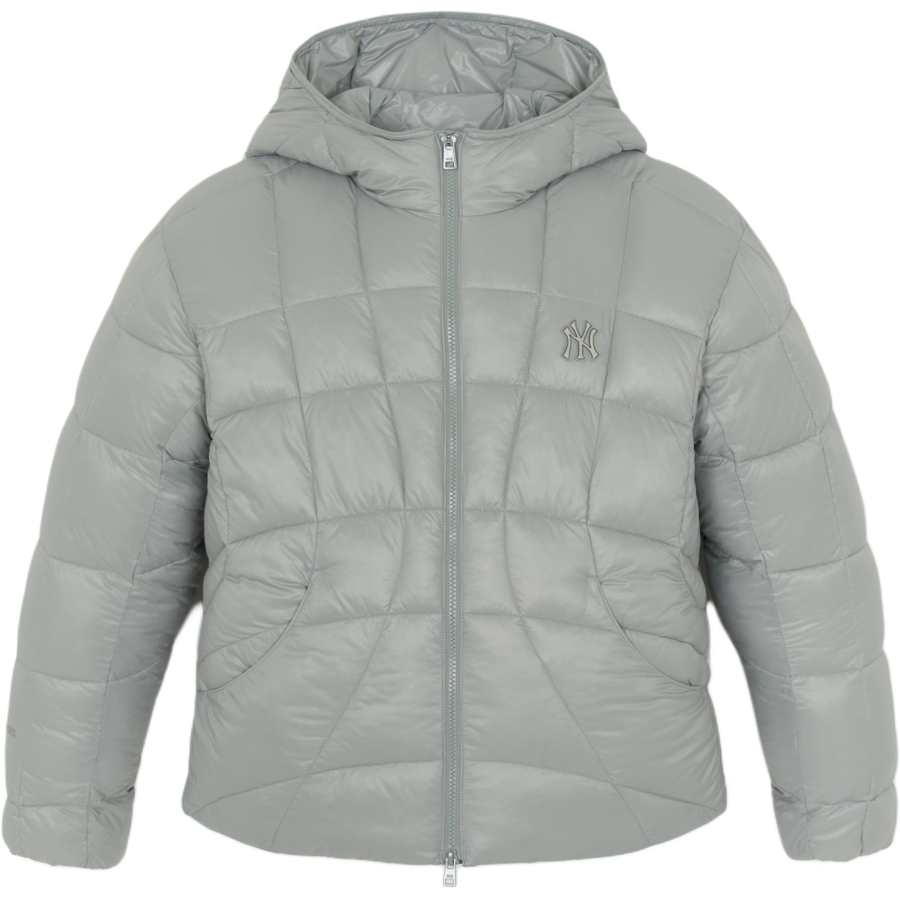 MLB MLB Puffer Jackets Unisex Gray Hooded Moderate Other