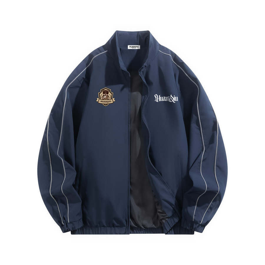 HUANQIU Jackets Unisex Stand Collar Moderate Other