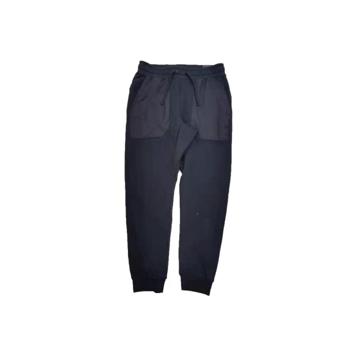 Nike Nike Solid Color Basketball Comfortable Fleece Lined Casual Pants Knitted Sweatpants Men's Black