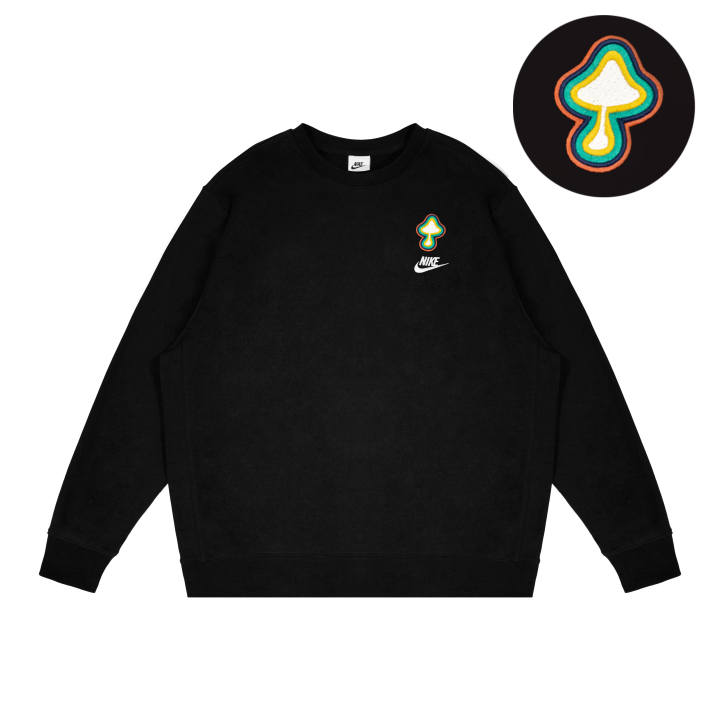 Nike Nike Dri Fit Sweatshirts Unisex Black Crew Neck Moderate Other