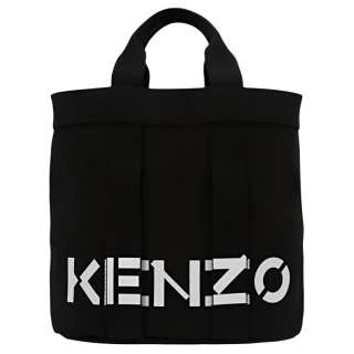 KENZO 100% Cotton Backpack Regular Unisex Black