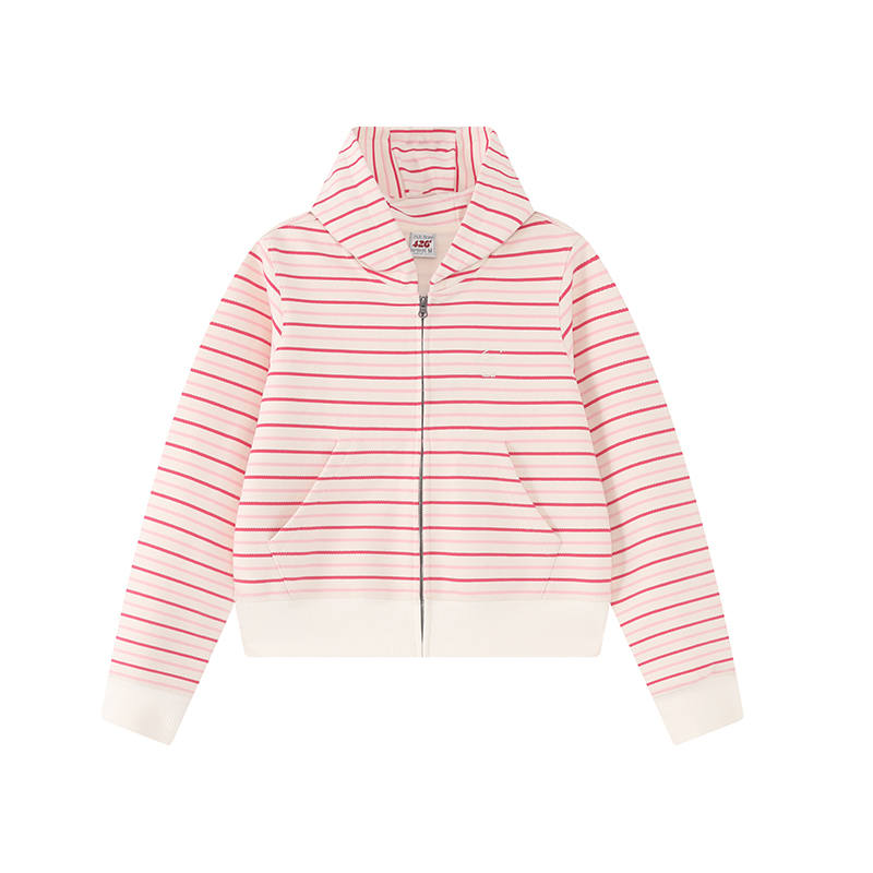 F426 Sweatshirts Unisex Hooded Moderate Cardigan