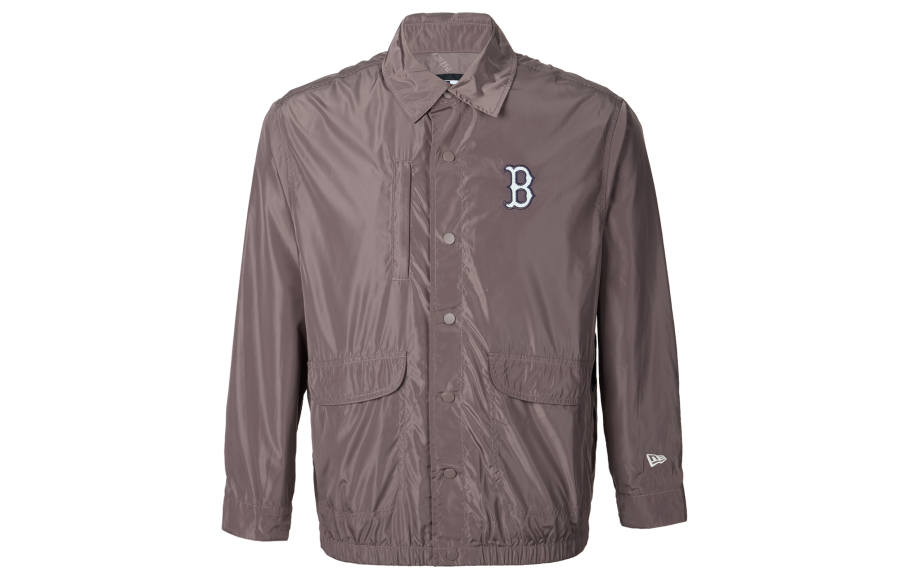 New Era Jackets Unisex Brown Lapel Moderate Other