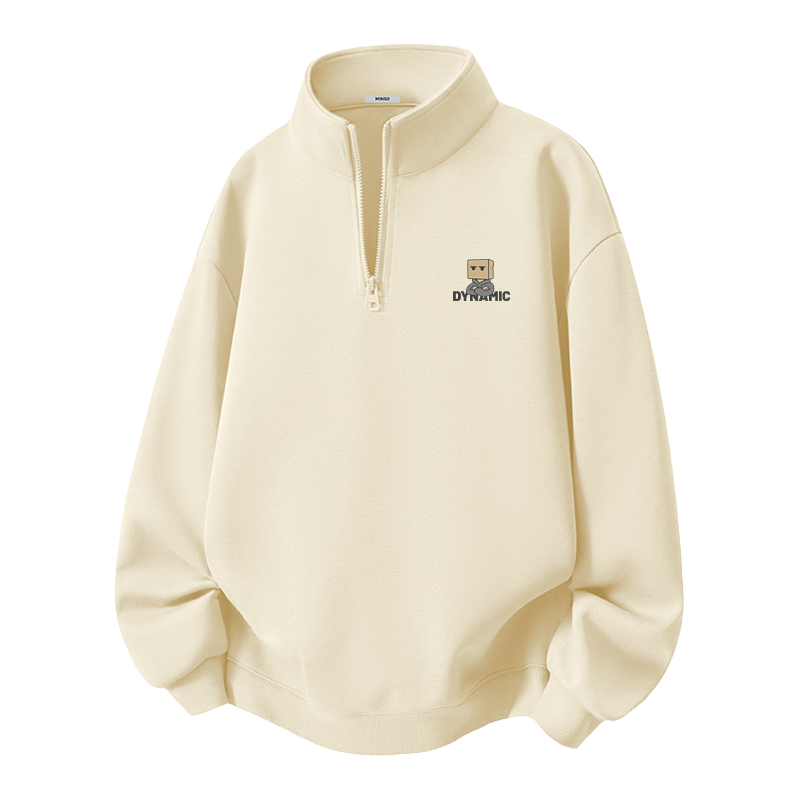 MINISO MINISO Sweatshirts Unisex Stand Collar Moderate