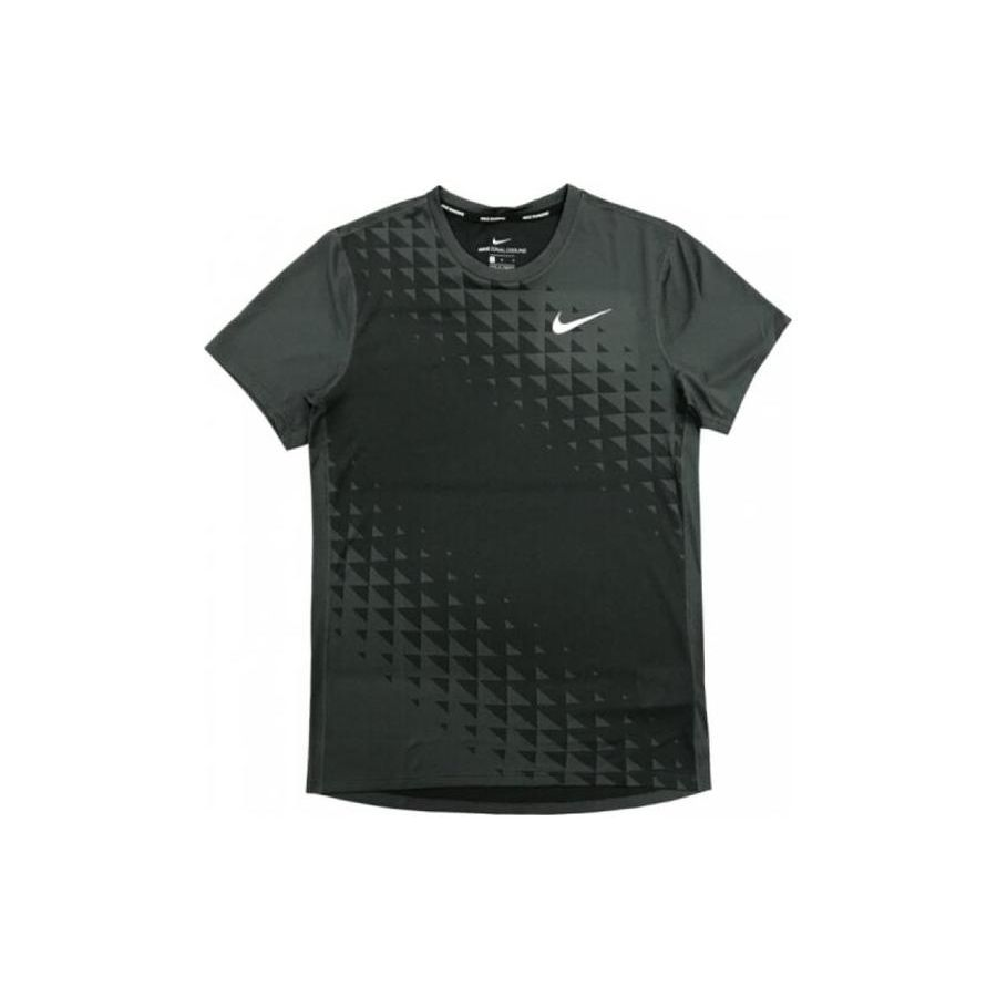 Nike Nike T Shirts Men's Dark Gray Crew Neck Moderate Straight Fit