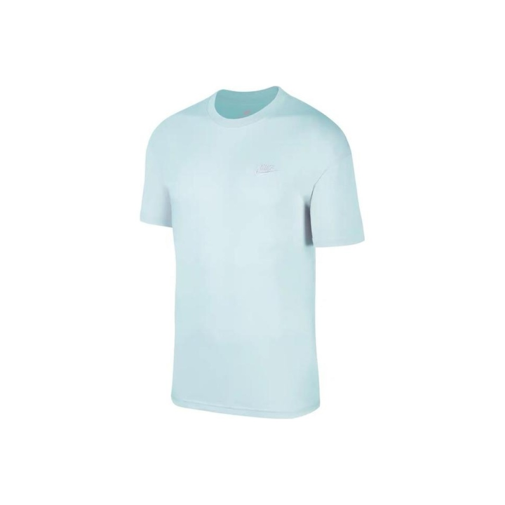 Nike Nike T Shirts Men's Light Blue Crew Neck Moderate Straight Fit