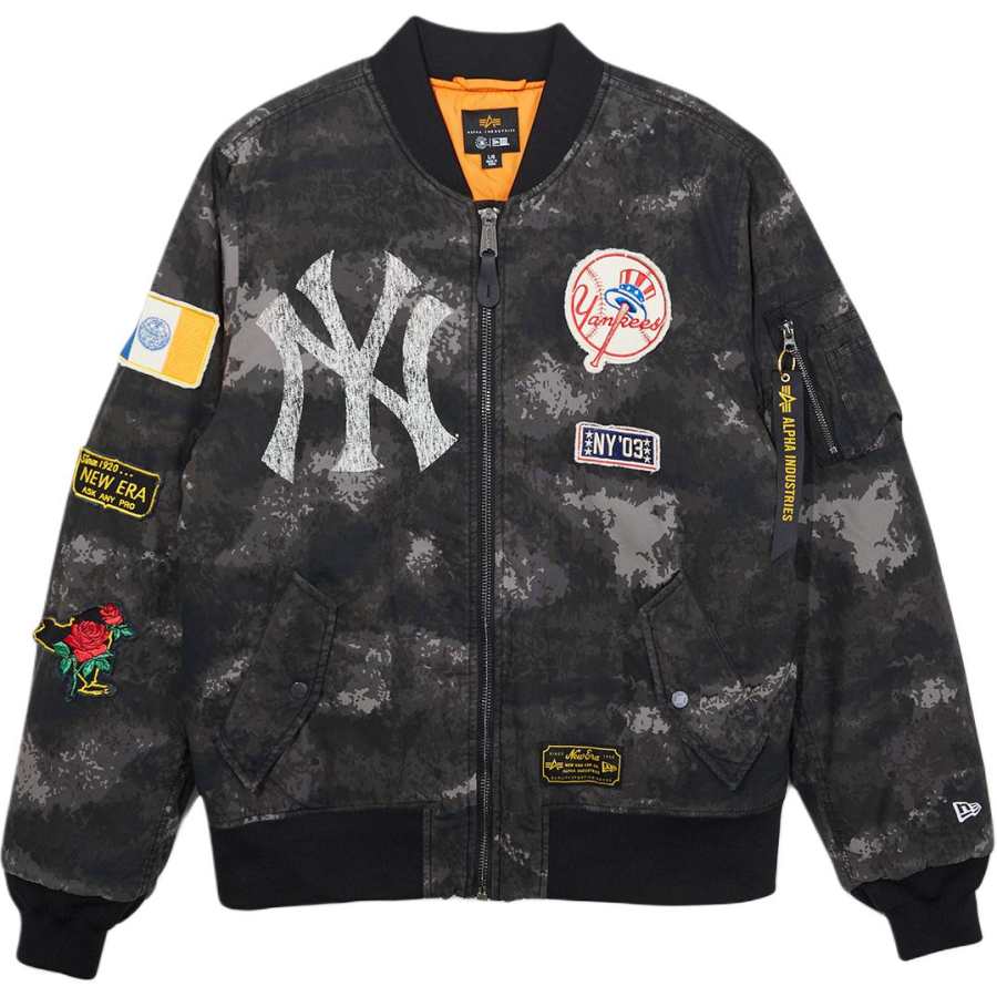 New Era x Alpha Industries FW25 Baseball Jacket Unisex