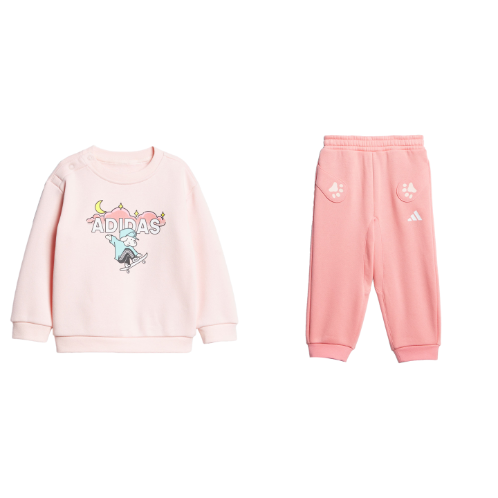 Adidas Adidas Casual Sportswear KNIT CREW SUIT SET