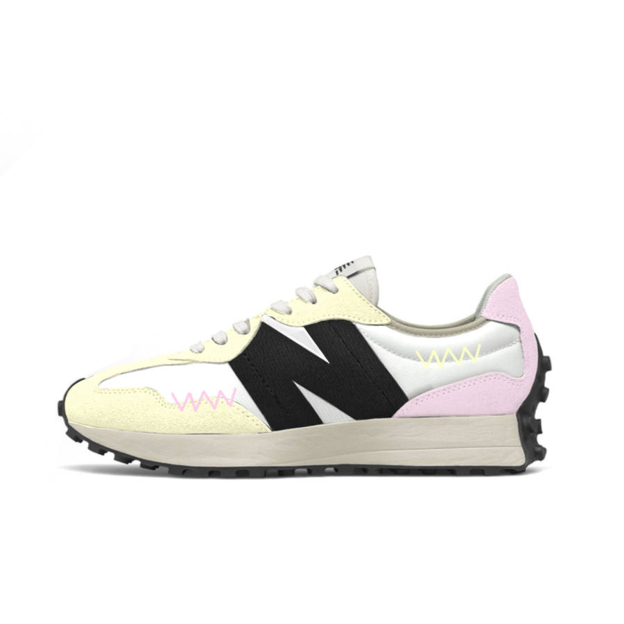 New Balance New Balance NB 327 Breathable Low top City Commuting Running Shoes Unisex White Pink