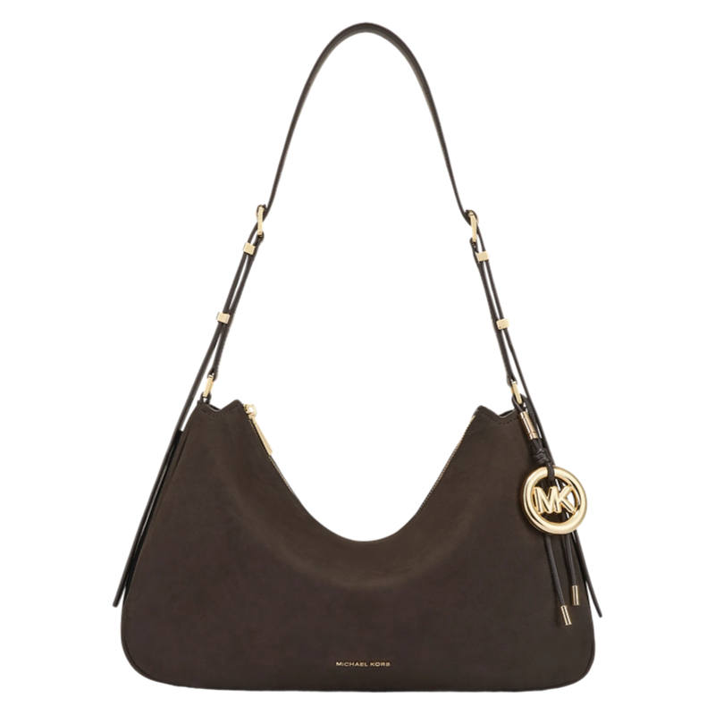 MICHAEL KORS Nolita Cow Leather Shoulder Bag Medium Women's Chocolate