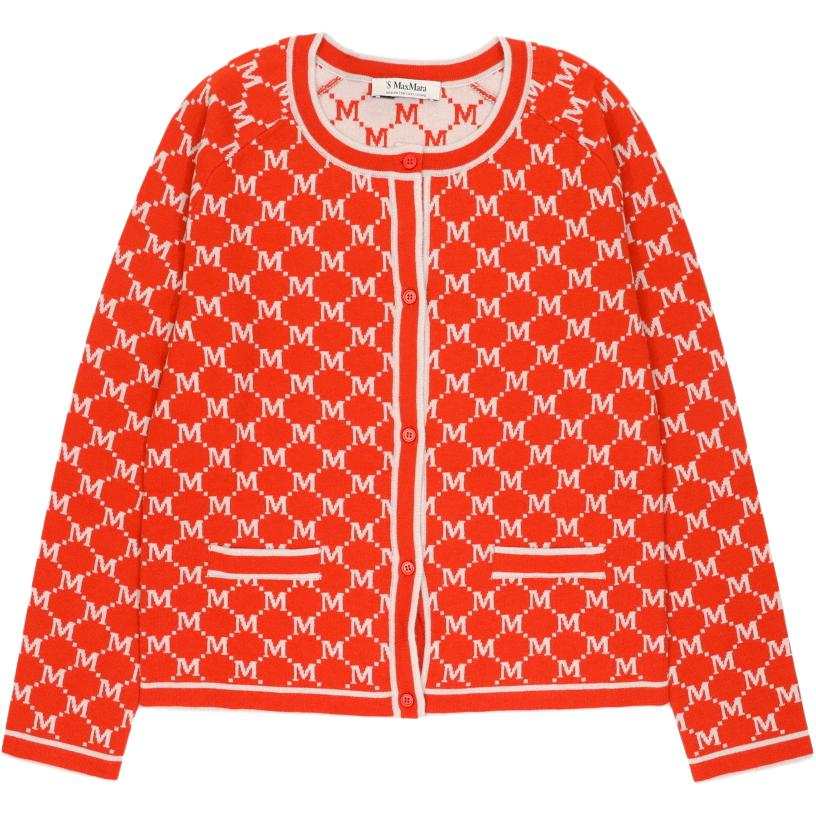 'S MAX MARA Sweaters Women's Red Crew Neck Moderate Other
