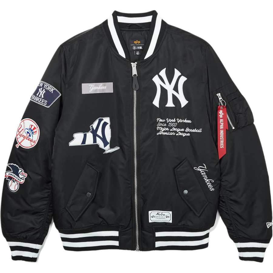 New Era x Alpha Industries FW25 Baseball Jacket Unisex