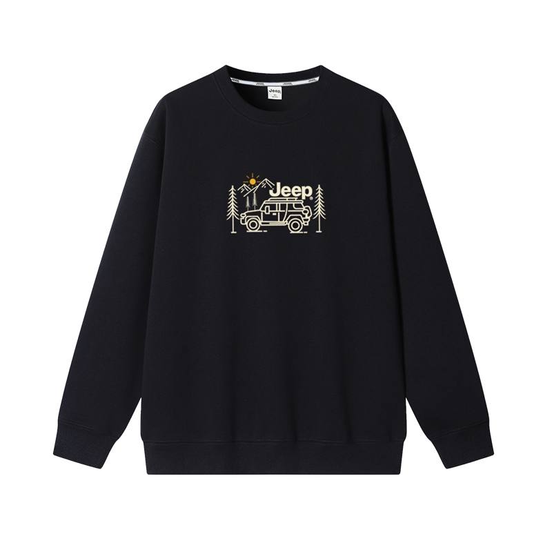 Jeep Jeep Sweatshirts Men's Crew Neck Moderate Regular