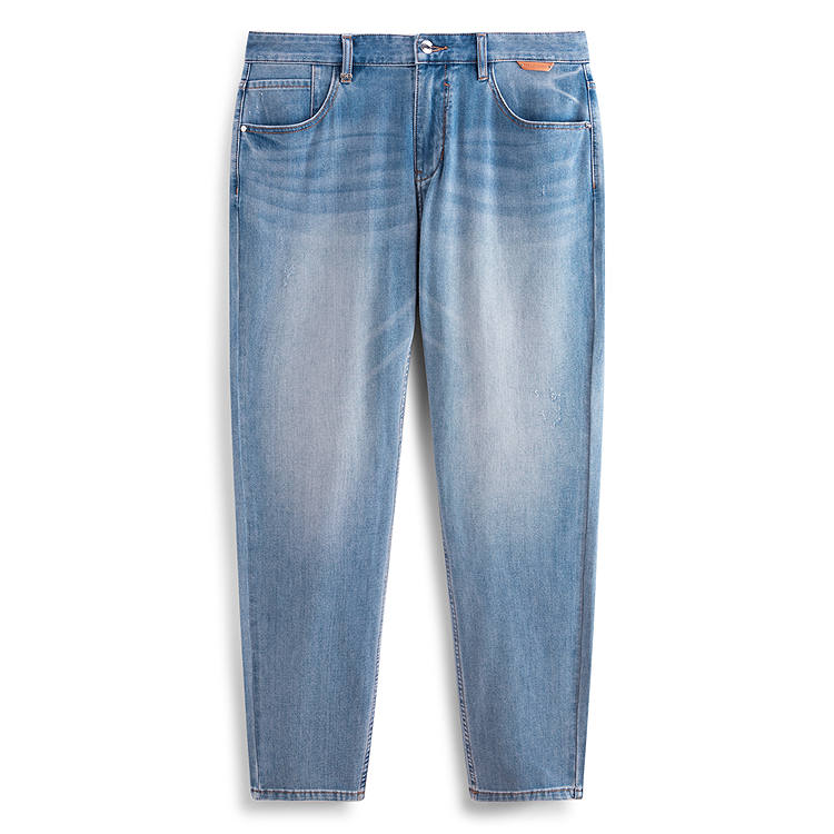 PEACEBIRD MEN Casual Fashion Slim Fit Tapered Jeans Men's
