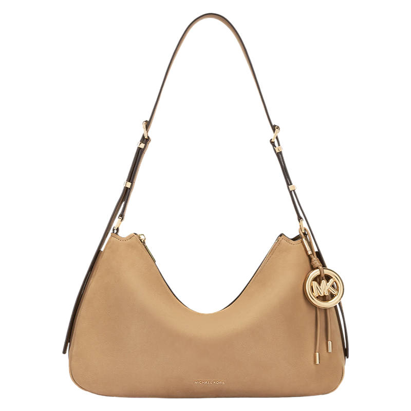 MICHAEL KORS Nolita Cow Leather Shoulder Bag Medium Women's Light Brown