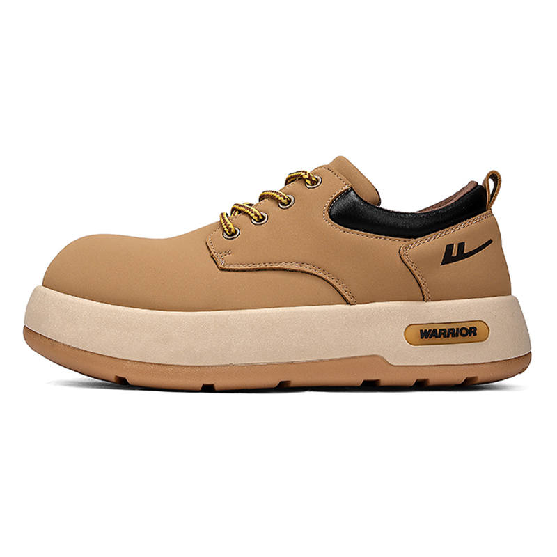 WARRIOR Large Head Ugly Cute Casual Shoes Synthetic Leather Ankle Length Combat Boots 3.5CM Men's