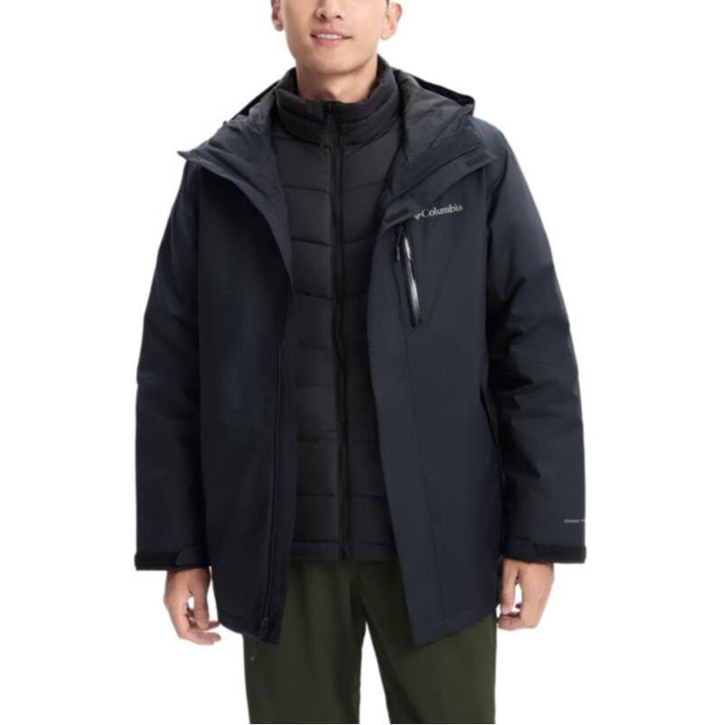 Columbia Hiking Waterproof Thermal Heat Reflective Windbreaker Jacket Men's