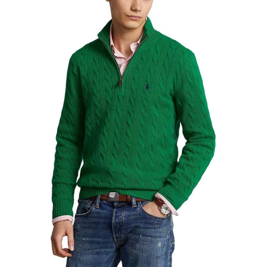 Polo Ralph Lauren FW25 Sweater Standard Men's Grass Green
