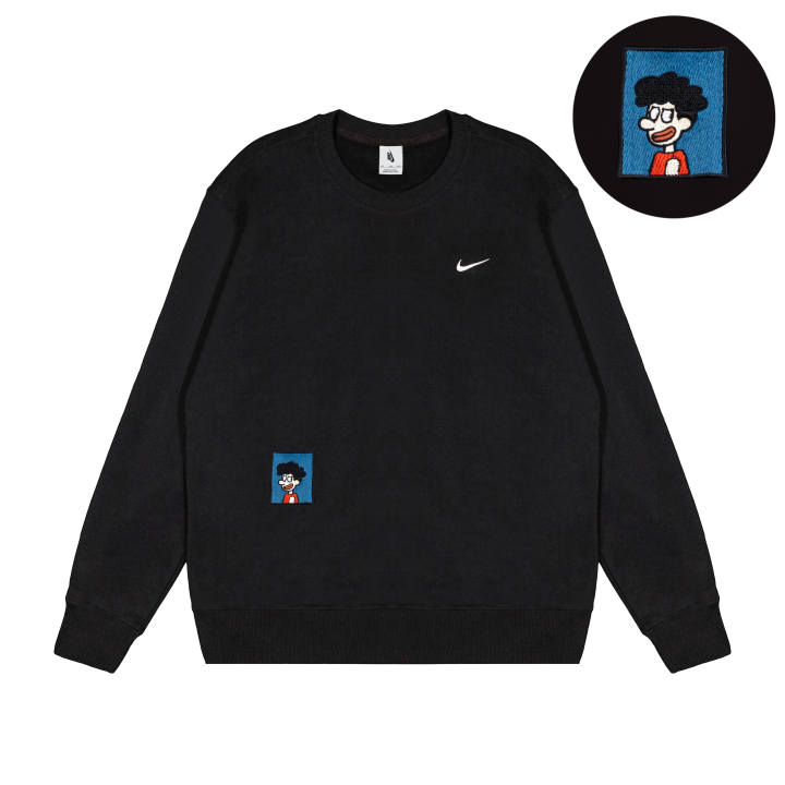 Nike Nike Air Force 1 Sweatshirt Unisex Black