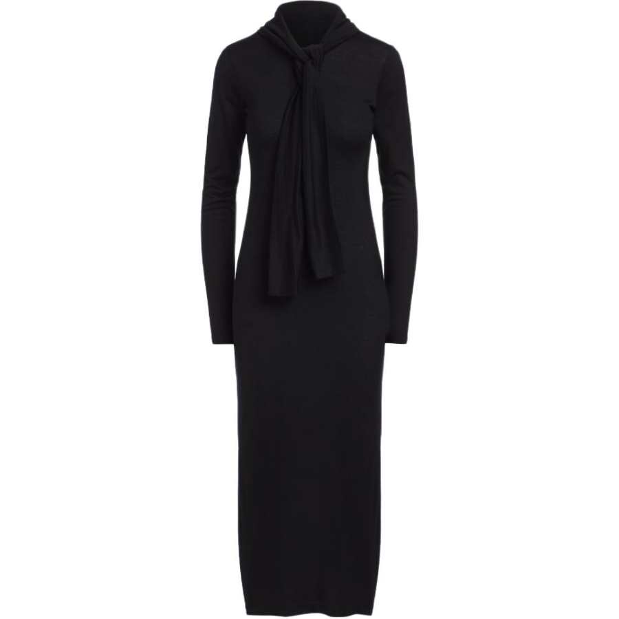 Polo Ralph Lauren Long Sleeved Dress Slim Fit Women's Black