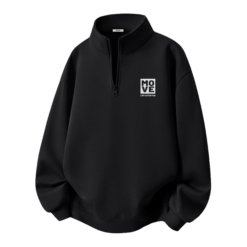MINISO MINISO Sweatshirts Unisex Stand Collar Moderate Regular