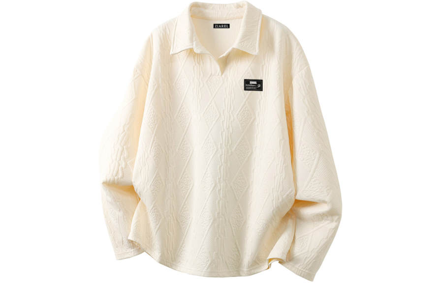 ZIAREL ZIAREL Sweatshirts Unisex Lapel Moderate Heavyweight