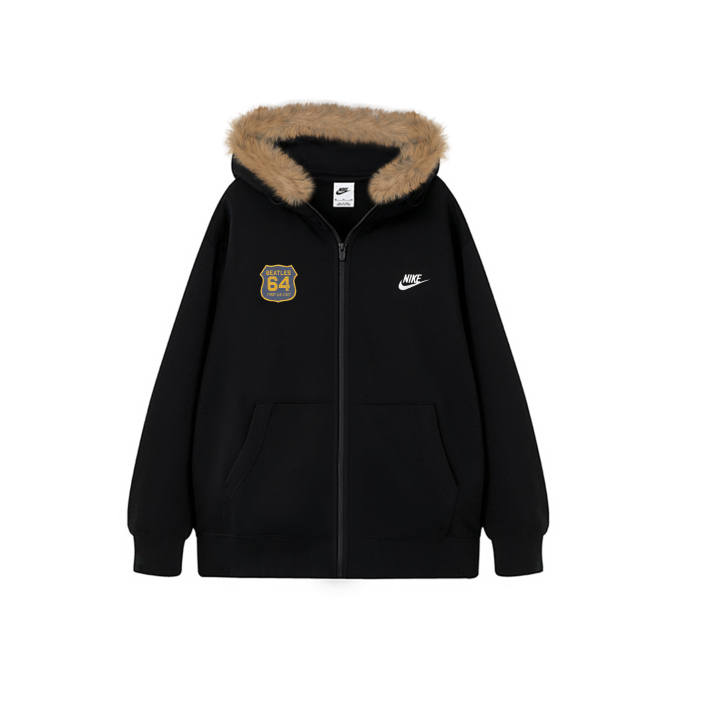 Nike Nike Dri Fit Jackets Men's Black Hooded Moderate Other