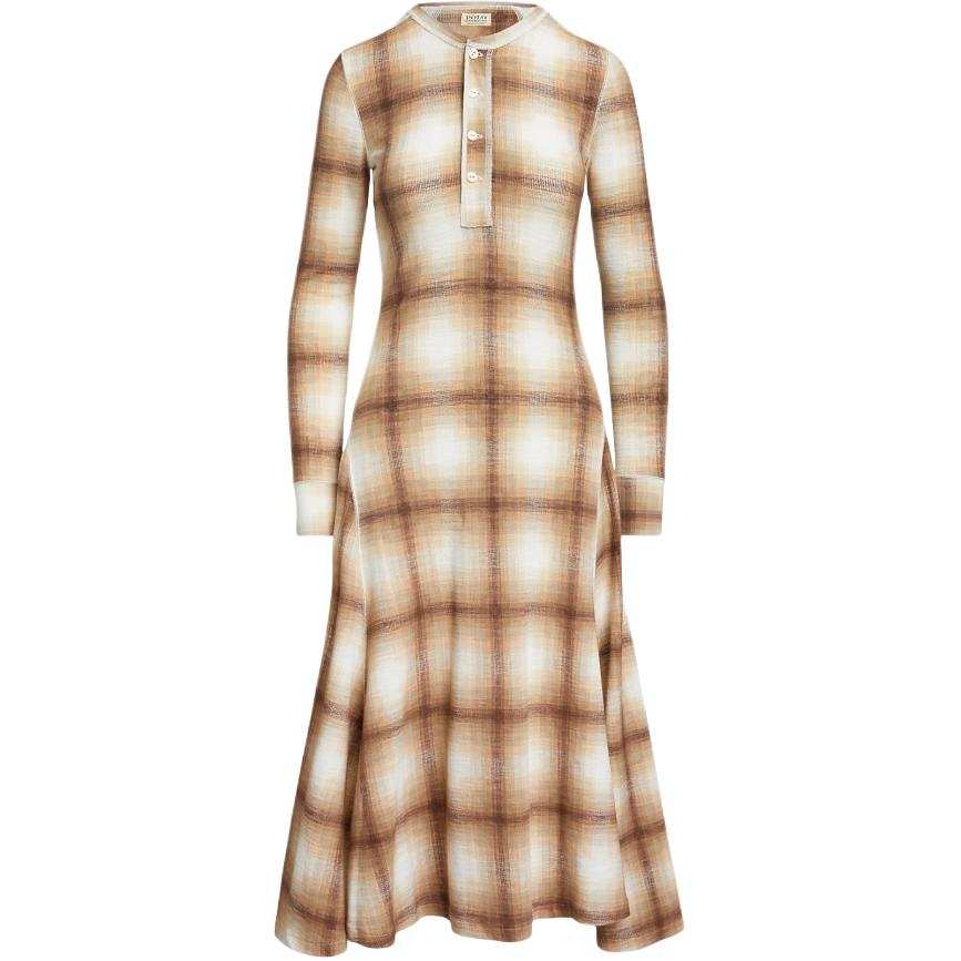 Polo Ralph Lauren Long Sleeved Dress Women's Natural