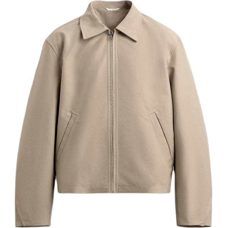 ZARA Jackets Men's Olive Green Lapel Moderate Other