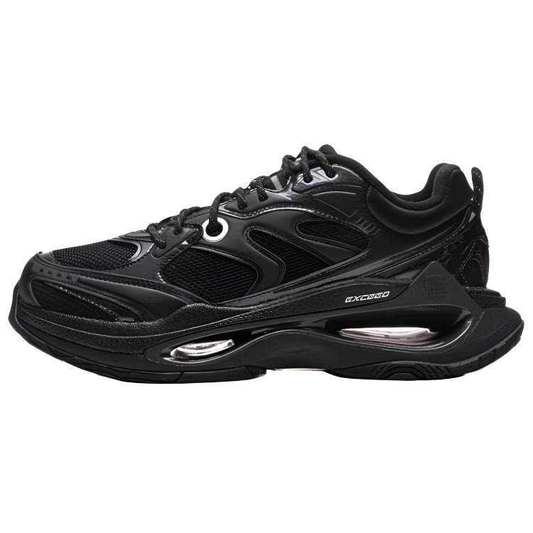 Li-Ning Li Ning Exceed Infinity Rebound Abrasion Resistant Rebound And Wear resistant Low top Casual Shoes Unisex Black