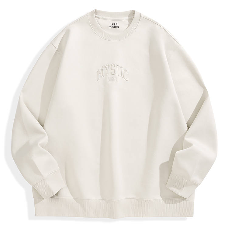 PEACEBIRD MEN Faux Suede Faux Suede Sweatshirt Men's