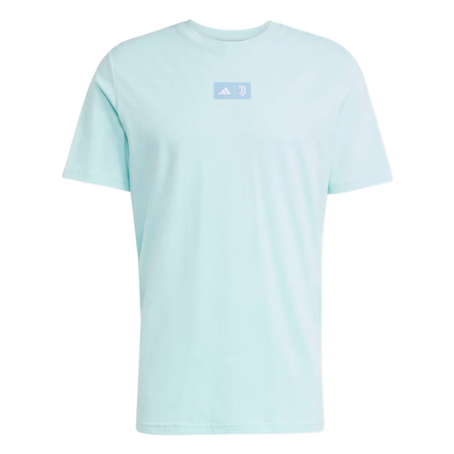 Adidas Adidas Juventus T Shirts Men's Blue Crew Neck Moderate