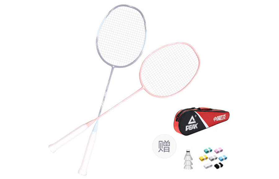 PEAK PEAK T60 Collection Titanium Alloy Badminton Rackets Control Type All around Defense Advanced Level