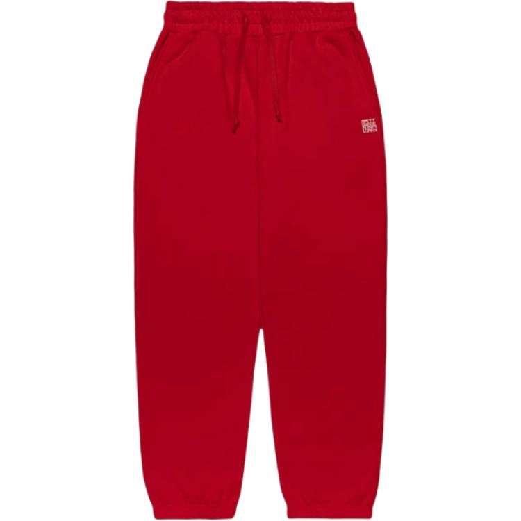 CLOT Casual Pants Men's Red Moderate Cuffed Pants