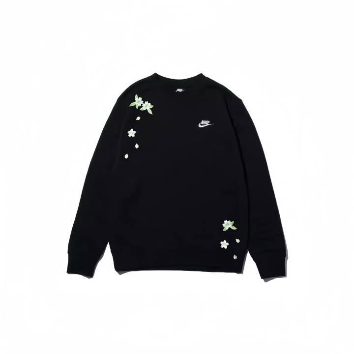 Nike Nike Sweatshirts Unisex Black Crew Neck Moderate Regular