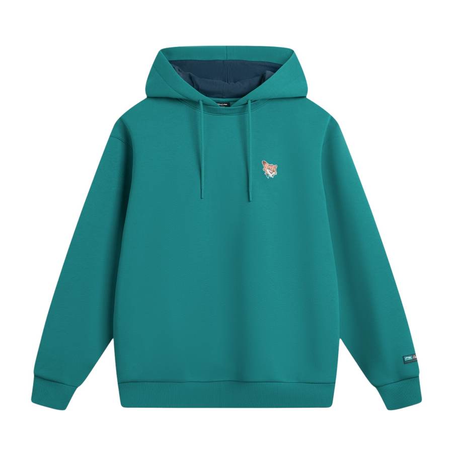 Li-Ning Li Ning Sweatshirts Unisex Lake Turquoise Hooded Moderate Other