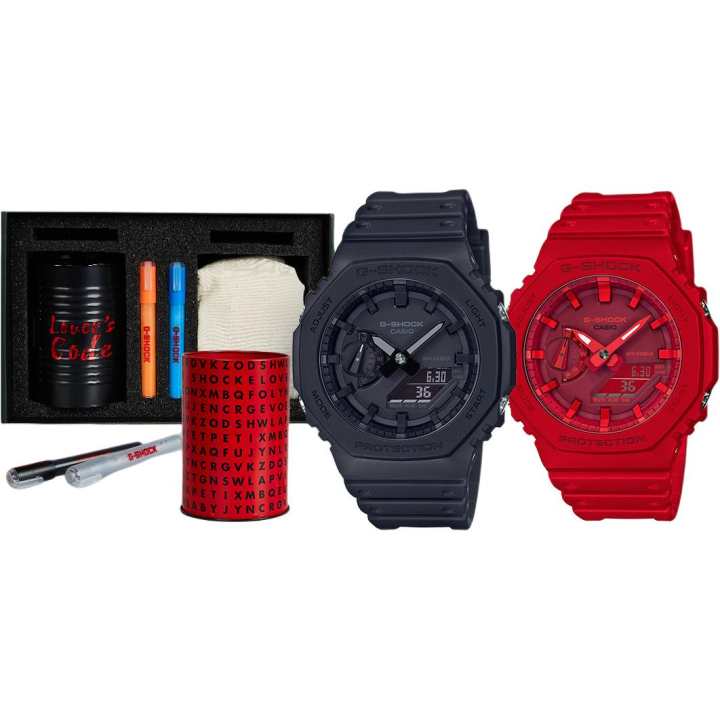 CASIO CASIO Unisex Pair Table Series Black Watch LOVERS-TOOLKIT