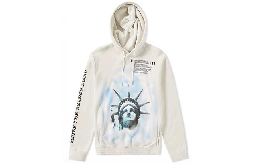 OFF-WHITE OFF WHITE Liberty Print Cotton Hoodie