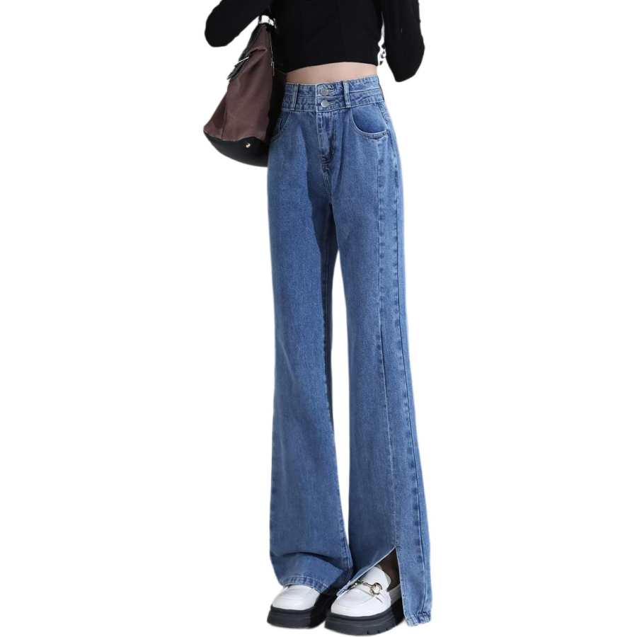 Tonlion Jeans Women's Medium Blue Moderate Flared Pants