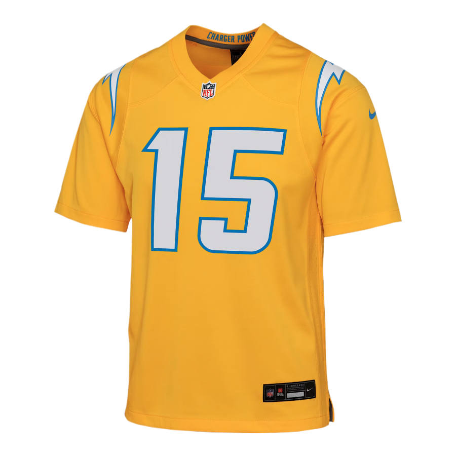 Nike Nike x NFL T Shirt Ladd McConkey Los Angeles Chargers Kids'