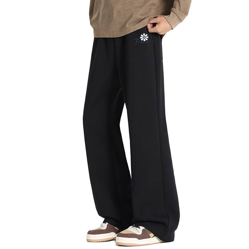 Tonlion Casual Pants Unisex Moderate Flared Pants