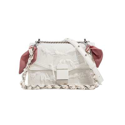 MACKJANICE Pu Shoulder Bags Women's White & Pink