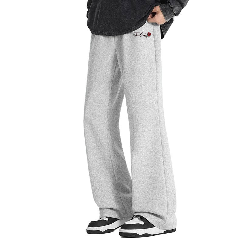 Tonlion Casual Pants Unisex Moderate Flared Pants